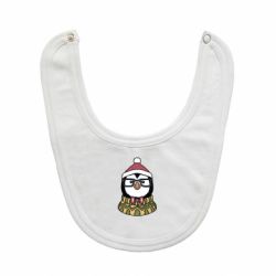 Слюнявчик  New Year's Penguin - PrintSalon