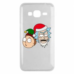 Чехол для Samsung J3 2016 New Year's Rick and Morty - PrintSalon