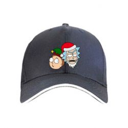 Кепка New Year's Rick and Morty - PrintSalon