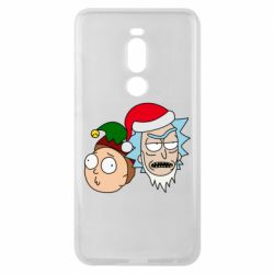 Чехол для Meizu Note 8 New Year's Rick and Morty - PrintSalon