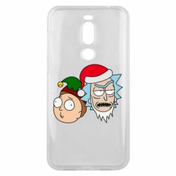 Чехол для Meizu X8 New Year's Rick and Morty - PrintSalon