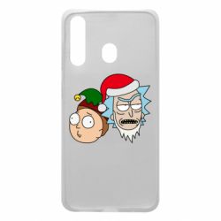 Чехол для Samsung A60 New Year's Rick and Morty - PrintSalon