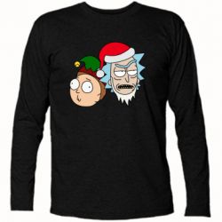Футболка с длинным рукавом New Year's Rick and Morty