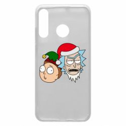 Чехол для Huawei P30 Lite New Year's Rick and Morty - PrintSalon