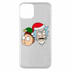Чехол для iPhone 11 New Year's Rick and Morty