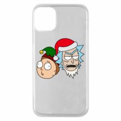 Чехол для iPhone 11 Pro New Year's Rick and Morty - PrintSalon