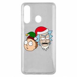 Чехол для Samsung M40 New Year's Rick and Morty - PrintSalon