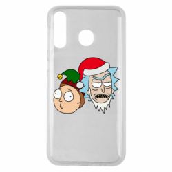 Чехол для Samsung M30 New Year's Rick and Morty - PrintSalon
