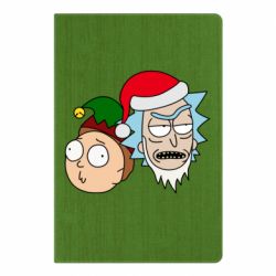 Блокнот с принто New Year's Rick and Morty - PrintSalon