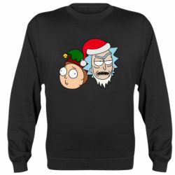 Cвитшот New Year's Rick and Morty - PrintSalon