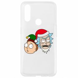 Чехол для Oppo A31 New Year's Rick and Morty - PrintSalon