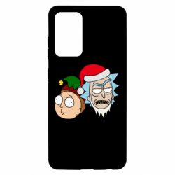 Чехол для Samsung A52 5G New Year's Rick and Morty - PrintSalon