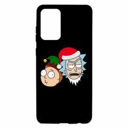 Чехол для Samsung A72 5G New Year's Rick and Morty - PrintSalon