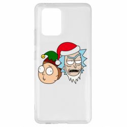 Чехол для Samsung S10 Lite New Year's Rick and Morty - PrintSalon