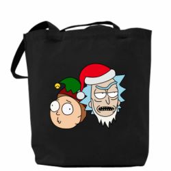 Эко-сумка New Year's Rick and Morty - PrintSalon