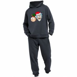 Мужской костюм New Year's Rick and Morty - PrintSalon