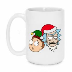 Чашка 420ml New Year's Rick and Morty - PrintSalon