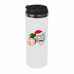 Термокружка New Year's Rick and Morty - PrintSalon