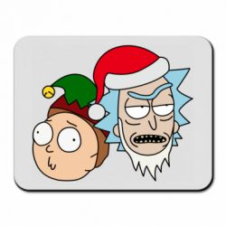 Коврик для мыши New Year's Rick and Morty - PrintSalon
