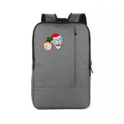 Рюкзак для ноутбука New Year's Rick and Morty-PrintSalon Рюкзак для ноутбука New Year's Rick and Morty