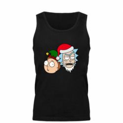 Мужская майка New Year's Rick and Morty - PrintSalon