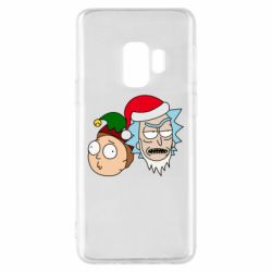 Чехол для Samsung S9 New Year's Rick and Morty - PrintSalon