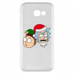 Чехол для Samsung A5 2017 New Year's Rick and Morty