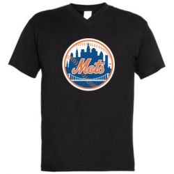 Чоловіча футболка з V-подібним вирізом New York Mets - PrintSalon