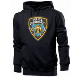 Мужское худи New York Police Department - PrintSalon