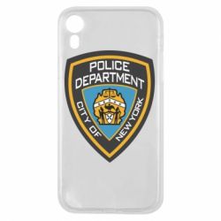 Чехол для iPhone XR New York Police Department - PrintSalon