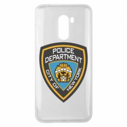 Чехол для Xiaomi Pocophone F1 New York Police Department - PrintSalon