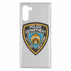 Чехол для Samsung Note 10 New York Police Department - PrintSalon