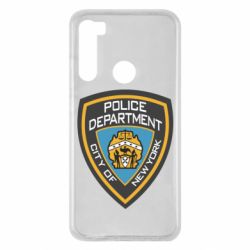Чехол для Xiaomi Redmi Note 8 New York Police Department - PrintSalon