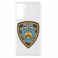 Чехол для Samsung S21 New York Police Department - PrintSalon