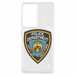 Чехол для Samsung S21 Ultra New York Police Department - PrintSalon