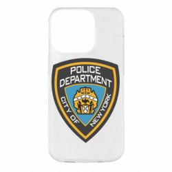 Чехол для iPhone 14 Pro New York Police Department - PrintSalon