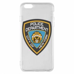 Чехол для iPhone 6 Plus/6S Plus New York Police Department - PrintSalon