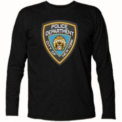 Футболка с длинным рукавом New York Police Department - PrintSalon