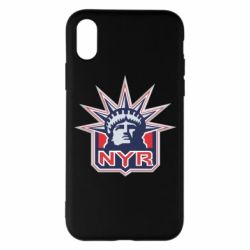 Чехол для iPhone X/Xs New York Rangers - PrintSalon