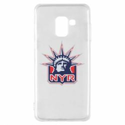 Чехол для Samsung A8 2018 New York Rangers - PrintSalon