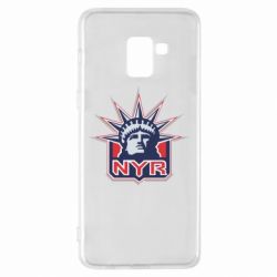 Чехол для Samsung A8+ 2018 New York Rangers - PrintSalon