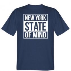 Мужская футболка Stedman New York state of mind - PrintSalon