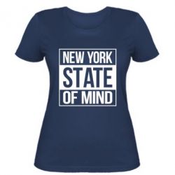Женская футболка New York state of mind - PrintSalon