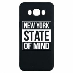 Чехол для Samsung J7 2016 New York state of mind - PrintSalon