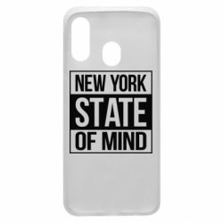 Чехол для Samsung A40 New York state of mind - PrintSalon