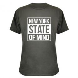 Камуфляжная футболка New York state of mind - PrintSalon