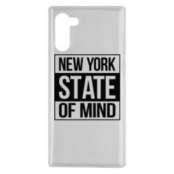 Чехол для Samsung Note 10 New York state of mind - PrintSalon