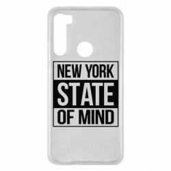 Чехол для Xiaomi Redmi Note 8 New York state of mind - PrintSalon