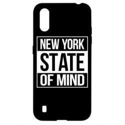 Чехол для Samsung A01/M01 New York state of mind-PrintSalon Чехол для Samsung A01/M01 New York state of mind