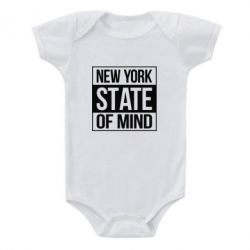 Детский бодик New York state of mind - PrintSalon